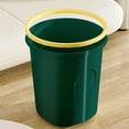 thumbnail image 4 of TERGAYEE Trash Can Kitchen Trash Can Hollow Paper Cans and Convenient Lidless Living Room Bedroom Household Plastic Trash Cans with Pressure Ring, 4 of 6