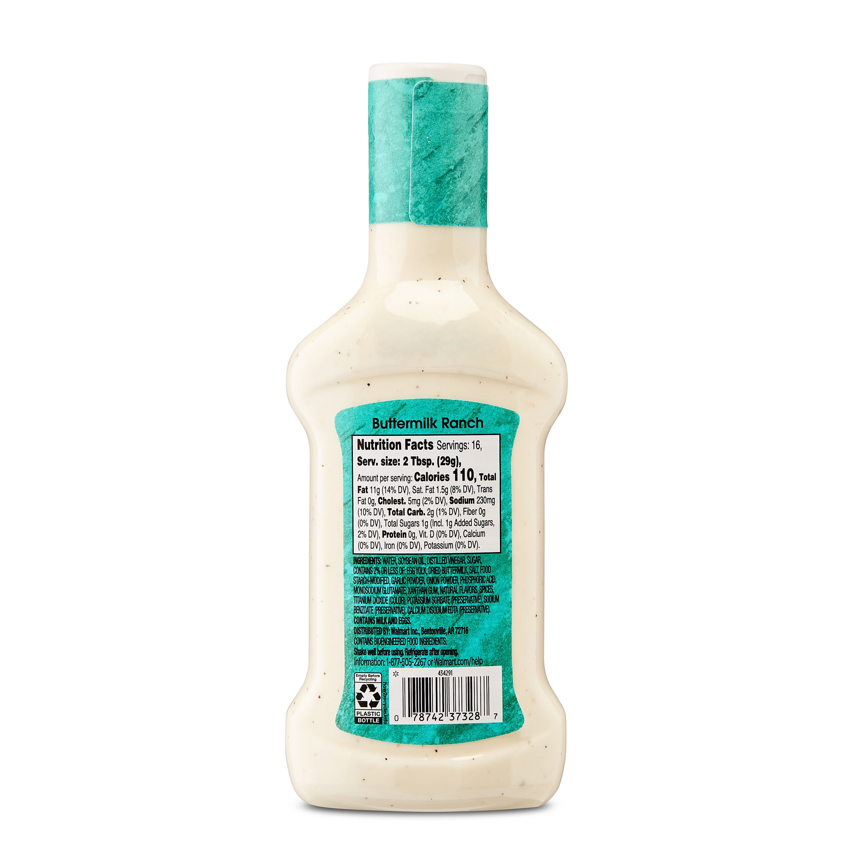 Great Value Buttermilk Ranch Dressing & Dip, 16 oz