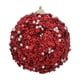thumbnail image 1 of Adornos para árbol de Navidad de 8 cm - Decoraciones colgantes de espuma de lentejuelas, decoración navideña brillante para árbol festivo, 1 of 6