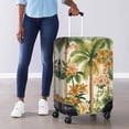 thumbnail image 4 of HELLHERO Coconut Tree Floral Pattern Travel Suitcase Cover for Men, Polyester Ammonia Soft Luggage Protector Scratch Resistant Luggage Cover, 4 of 7