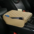 thumbnail image 2 of ROZYARD Soft Leather Car Armrest Heightening Pad with Handy Storage Height Extender, 2 of 20