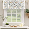thumbnail image 2 of 2 Pack Valances for Window, Dinosaur Short Curtains for Kitchen Bedroom Living Room, Funny Dino Cute Cartoon Boys Girls Children Rod Pocket Small Window Treatment Valance Drapes 60 x 18 Inch, 2 of 8