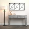 thumbnail image 3 of Alden Décor Anders 2-Light Metal Floor Lamp, Black Black, 3 of 5