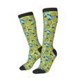 thumbnail image 2 of Daiia Sports Socks Lemon Printed Novelty Crew Socks for Men Women Knee High Socks Cotton Socks Soft & Breathable Support Unisex Socks, 2 of 9