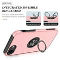 thumbnail image 3 of for iPhone 7 / 8 / SE 2020 / SE 2022 Case, 360° Rotatable Ring Holder Kickstand Dual Layer Military-Grade Drop Tested Protection Support Car Holder Mount Magnetic Absorbing Bumper Case, Rosegold, 3 of 7