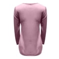 thumbnail image 5 of Honeeladyy Women's Solid Color Fashion Knitting Slim Long Sleeve Hedging Autumn Winter Top, 5 of 5