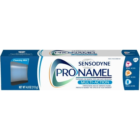 Organic Toothpaste Enamel Sensodyne Pronamel Multiaction Fluoride Toothpaste to Strengthen and Protect Enamel, 4 ounces ()
