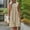 Beige Dresses for Women, variant on Blczomt Spring Dresses for Women Midi Summer Tank Dress Green Cotton Linen Sleeveless Casual Solid Color Womens Fashion 2025