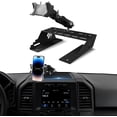 thumbnail image 1 of 360° F150 Phone Mount, Full Metal Base No Punching Required, F250 Phone Mount with Storage Function Most Phones, Compatible with Ford F150 2015-2020 and F250/F350 2017-2022 Super Duty Trucks, 1 of 5