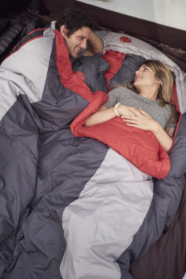 OmniCore Designs 10F / Red Double Wide Hooded Rectangular Sleeping Bag