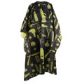 thumbnail image 1 of Unique Bargains Cape de Coiffure Imperméable Professionnelle 160x140cm Polyester Taffetas Jaune, 1 of 7