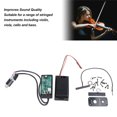 thumbnail image 3 of Violon Pickup, Violon Silencieux EQ Pickup avec Câble Différents Instruments à Cordes pour Pièces d'Instruments à Cordes Violon, 3 of 8