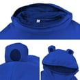 thumbnail image 5 of One opening Women Novelty Long Sleeve Solid Color Hooded Sweatshirt with Pocket, 5 of 5