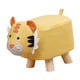 thumbnail image 4 of Reposapiés infantil con forma de animal, taburete para cambiar zapatos, otomano infantil con dibujos animados tigre amarillo, 4 of 9
