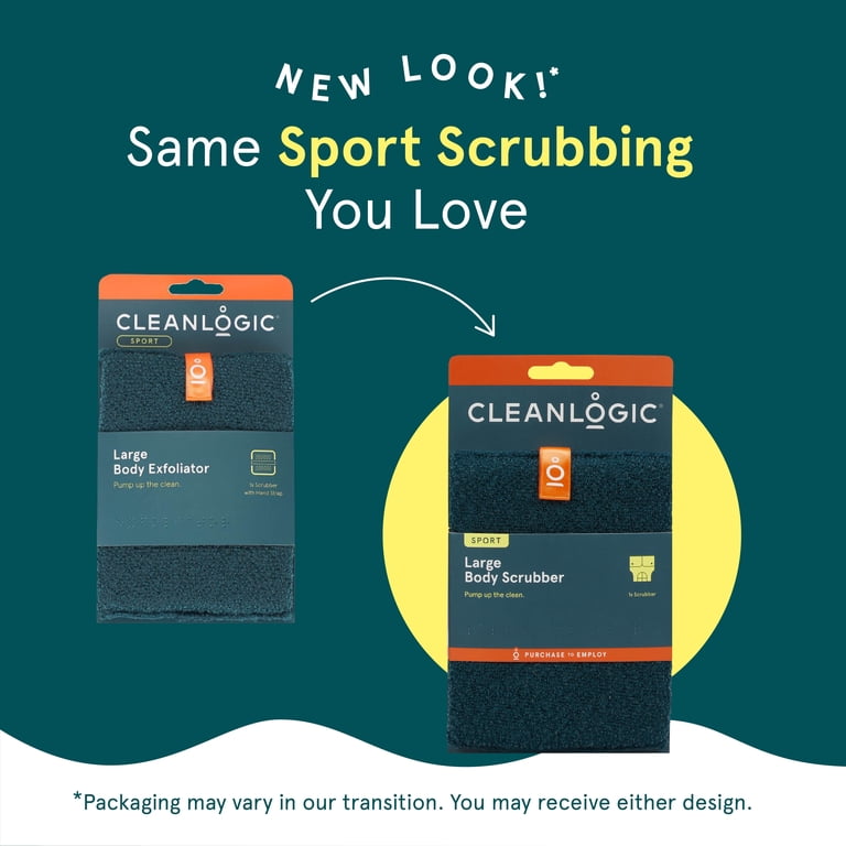 Cleanlogic Sport Large Body Scrubber, Exfoliating Tool photo 2