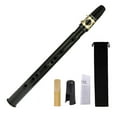 thumbnail image 3 of Esquirla Mini Pocket Saxophone Mini Sax Woodwind Instrument for Adult Performers Kids black, 3 of 8