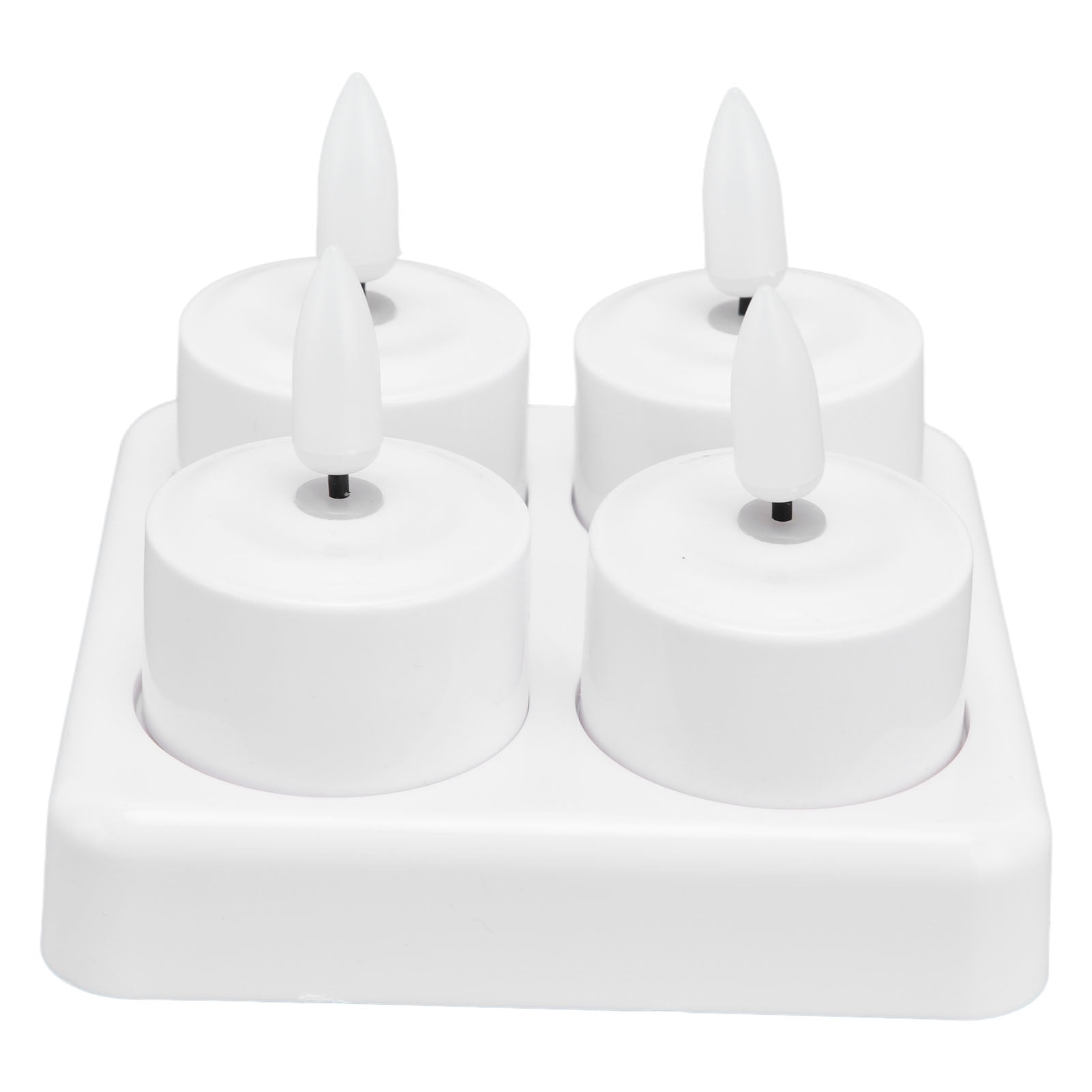 LED Flickering Flameless Wireless Charging 100-240V LED Candle Tea Lights For Weddings US Plug Walmart.com