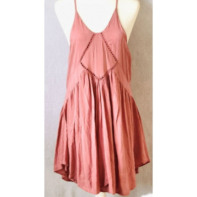 navy blue dress for baby girl Tan Stripe Sleeveless Midi Dress - Casual Dresses main image 1