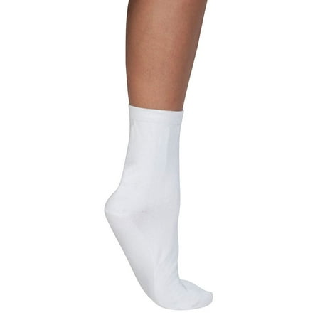 

Women s Neuropathy Gel Footbed Crew Socks - White