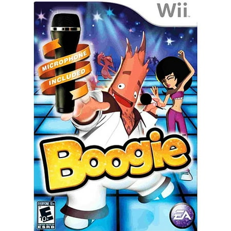 boogie with microphone - nintendo wii (bundle)