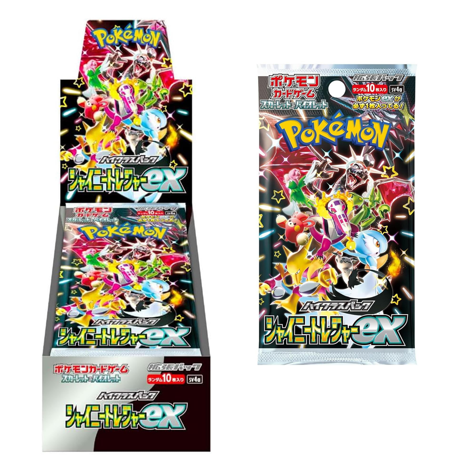 Pokemon: Shiny Treasures Booster Box (Japanese) (sv4A Pokemon: Shiny Treasures Booster Box (Japanese) (sv4A