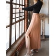 thumbnail image 2 of Doublju Women's Ruffle Slit Detailed Maxi Skirt With Side Pocket, 2 of 4