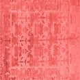 thumbnail image 1 of Ahgly Company Indoor Square Oriental Red Traditional Area Rugs, 4' Square, 1 of 4