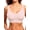 Pink, variant on Women's Convertible Multi-Wear Back Seamless Plus Size Lift Support Wireless Bra Pink L