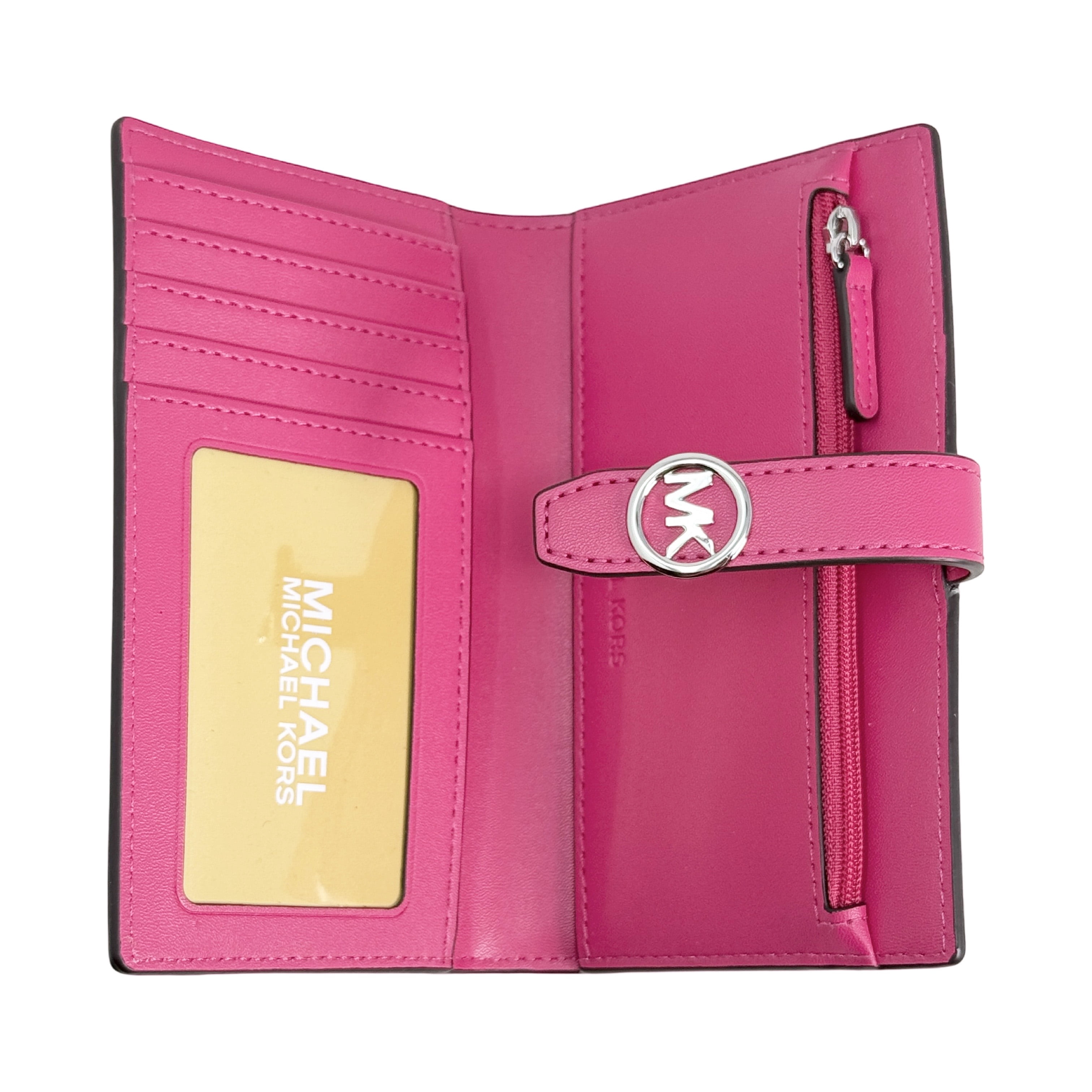 小物 MICHAEL KORS ladies wallet Michael Kors Women's Greenwich Medium Zebra Signature Logo