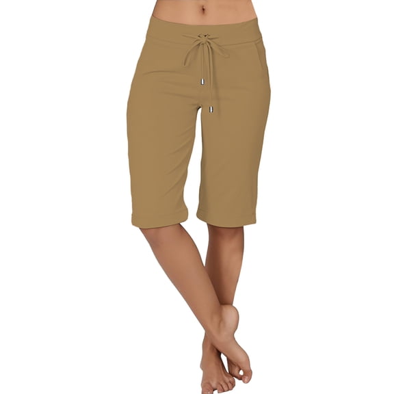 REALiKUN Wide Leg Capri Pants for Women High Waisted Lightweight Casual Travel Summer Pants with Pockets