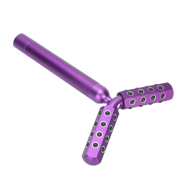 Masajeador facial rodillo de masaje electrico duradero conveniente para mujeres faciales Rodillo facial de germanio masajeador de germanio rodillo de masaje de germanio barra de masaje Facial ba Higoo...