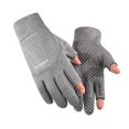 thumbnail image 1 of Wartleves 1 par de guantes de ciclismo con 2 dedos cortados para mujer y hombre, universales, mantienen el calor, GXT, 1 of 7