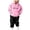 Pink, variant on LUOGENLI Girls Fall Outfits Size 7/8 Blue Sweatshirt Girls Kids Boys Kids Hooded Tracksuit Unisex Two Piece Outfits Hoodie Sweatshirt Sweatpants Set Girls Fall Outfits Size 10-12 Dress 3-4 Years