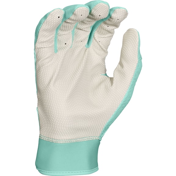 Easton Fundamental 2.0 Fastpitch Softball Batting Gloves | White/Mint | Medium
