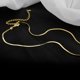 thumbnail image 5 of Collar de cadena de moda para mujeres y niñas, con cadena de extensión, joyería de 925, gargantilla para oficina, hogar, , Color dorado Sunnimix Cadena de collar, 5 of 8