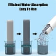 thumbnail image 4 of IMENGL Clearance! Delayuji Sweeper Wet Mopping Cloth Washable Desktop Cleaning Mop Portable Self Mop Desktop Glass Cleaning Mop Multifunctional Mop (2 Head+1 Handle) One Size White, 4 of 8