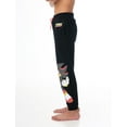 thumbnail image 2 of Sonic The Hedgehog Kids Jogger Sweatpants - Shadow & Knuckles Classic Design with Pockets, Black, Medium(8-10yrs), 2 of 5