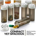 thumbnail image 4 of Pill Case and Pills Bottle Organizer - Weekly and Daily Medicine Container Carrier Tote Bag for Weekly Pill Bottles with 3 Extra Daily Bottles, 4 of 8