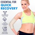 thumbnail image 4 of Elastic Bandage Wrap, (6" Wide x 15 Feet), 4 Pack Cotton Compression Bandages with Self-Closure on Both Ends, Support & First Aid for Sports, Medical, Injury Recovery, 4 of 6