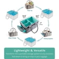 thumbnail image 5 of Bolsa De Pañales De Fieltro, Organizador De Bebé Con Cremallera, Cesta De Almacenamiento Para Guardería, Compartimentos Para Ropa, Cochecito Multifunción De Gran Capacidad Tipo 1 Advancent BA000745-03, 5 of 5