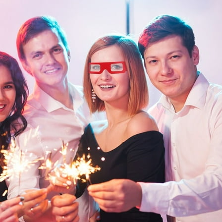 WHAMVOX 20 Pcs Festival Kaleidoscope Glasses Heart Effect Diffraction 3d