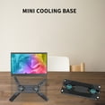 thumbnail image 7 of JilgTeok 5 Packs Portable Laptop Cooling Pad with 2 Fans for Gaming Laptops Strong Wind Ergonomic Lightweight Heat Dissipation Stand USB Powered Quiet Operation, 7 of 7