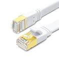 thumbnail image 1 of UTAH-CAT8 Câble Ethernet 15 Pieds, Haute Vitesse 40Gbps 2000MHz SFTP Câble Plat pour Réseau Internet avec Connecteur RJ45 Plaqué Or pour Routeur, Modem, PC, Interrupteurs, Hub, Ordinateur Portable, Gaming (Blanc, 15 Pieds/5M), 1 of 4