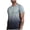 Gray, variant on Workout Shirts for Men Gradient Reflective Running Top Moisture Wicking Quick Dry Stretchy Short Sleeve Round Neck