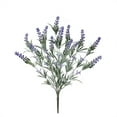 thumbnail image 3 of (2 pack) Mainstays Indoor Artificial Floral Bush, Lavender, Purple Color, Assembled Product Height 19", 3 of 10