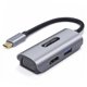 thumbnail image 3 of Adaptador Convertidor YONGSHENG 3 en 1 Tipo C a HDMI 4K USB PD3.0 VGA, 3 of 5