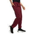 thumbnail image 5 of G-Style USA Men's Casual Lounge Fleece Sweatpants with Pockets FL78-GSTYLE - Burgundy - X-Large, 5 of 6
