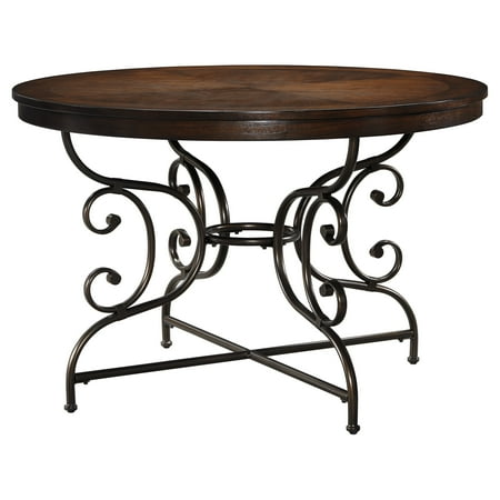 Ashley Brulind Round Dining Room Table In Brown D Ashley Brulind Round Dining Room Table In Brown D