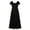 Black, variant on Little Girl Dresses Chiffon Piano Violin Performance Formal Gown Flowy Party Tutu Short Sleeve Dresses for Girls White 9-10 Years