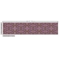 thumbnail image 2 of Tribal Fabric by the Yard Upholstery, Folkloric Theme Colorful Symmetrical Patterns Ethnic Art Bohemian Design, Decorative Fabric for DIY and Home Accents, Pink and Multicolor by Ambesonne, 2 of 4